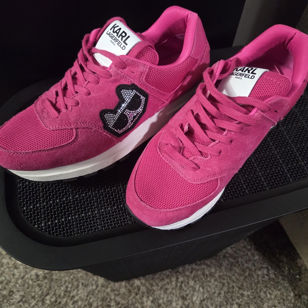 Karl Lagerfeld Women's Pink Sneakers